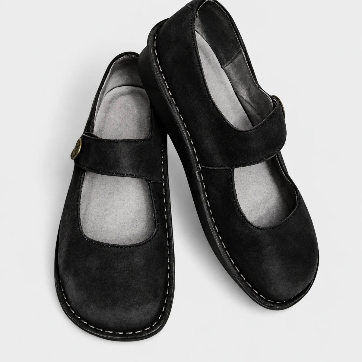Imara Mary Jane Comfort Shoes - Black