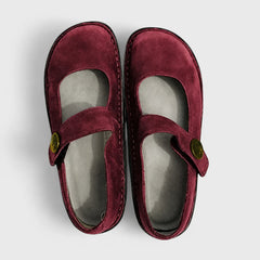 Imara Mary Jane Comfort Shoes - Red