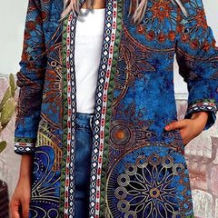 Rosemary Floral Patchwork Quilted Jacket - Nora & Rose Maine, view 8