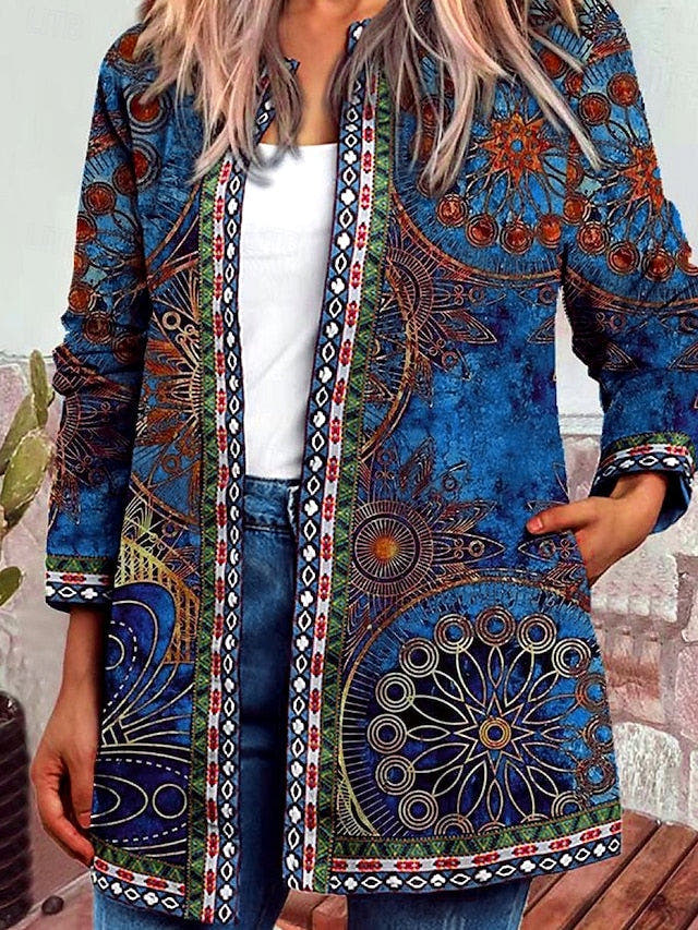 Rosemary Floral Patchwork Quilted Jacket - Nora & Rose Maine, view 8