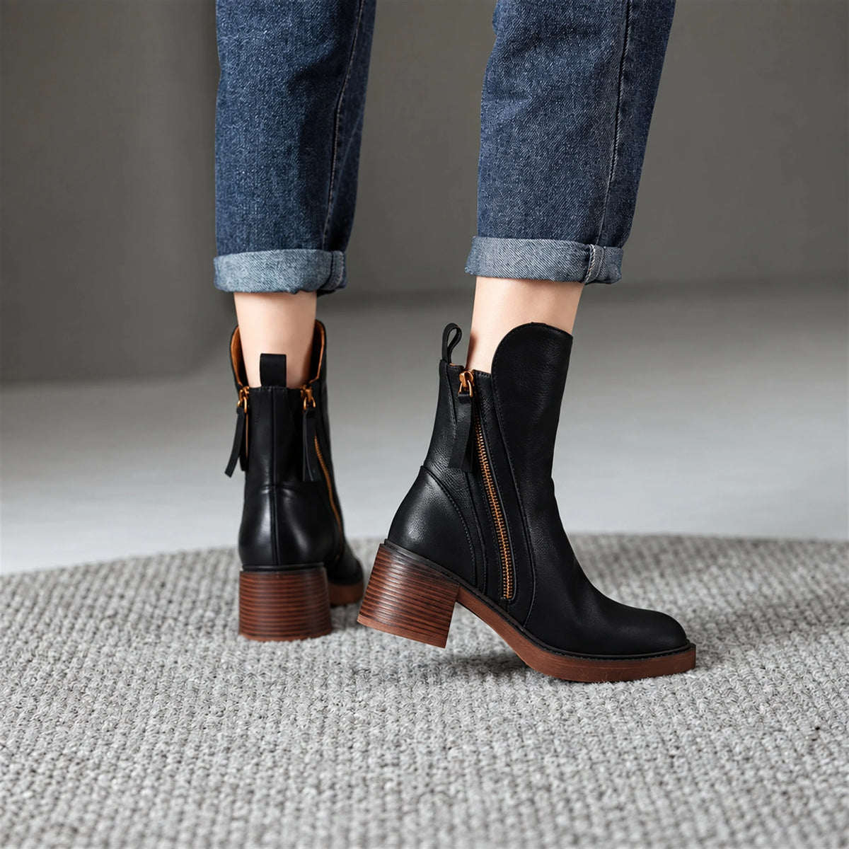 Laluna | Stylish Comfort Ankle Boots