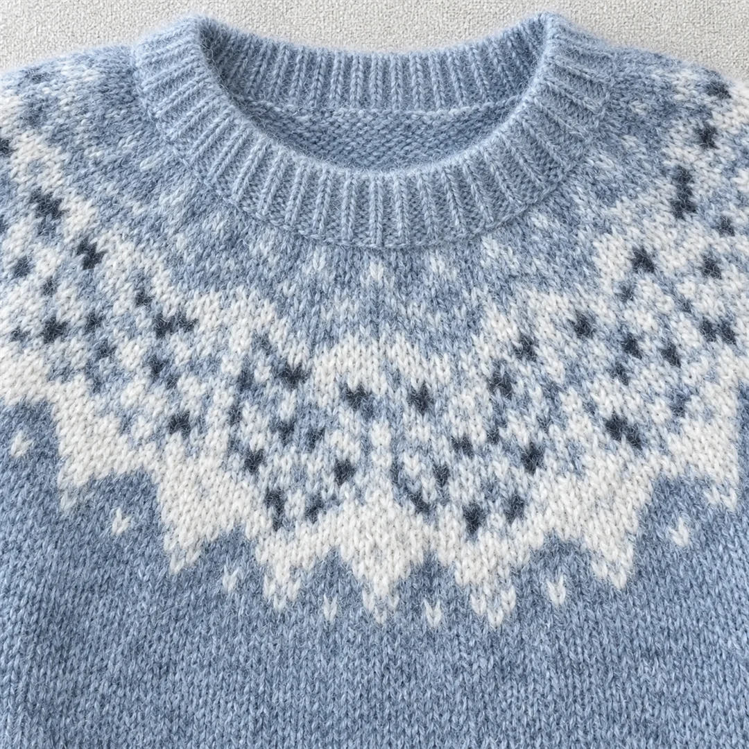 Linnea snowflake yoke detail