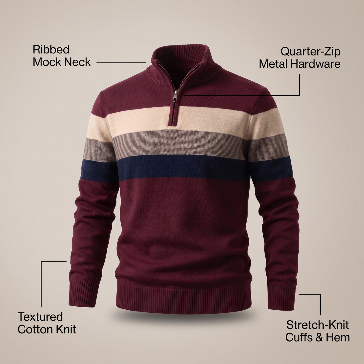 Lorven | Stripe Pullover