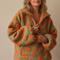 Maisy Floral Sherpa Sweater