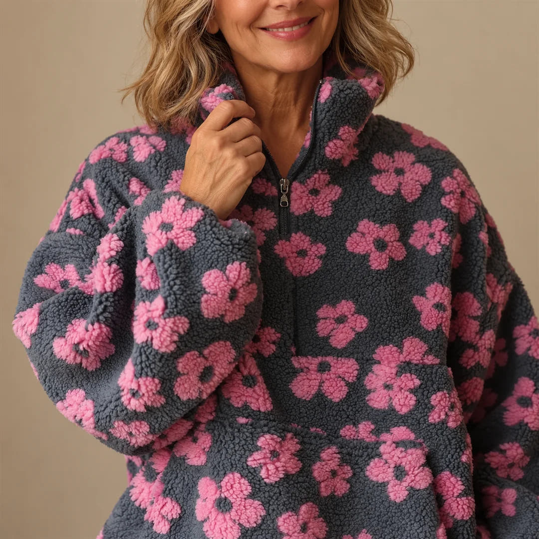 Maisy Floral Sherpa Sweater