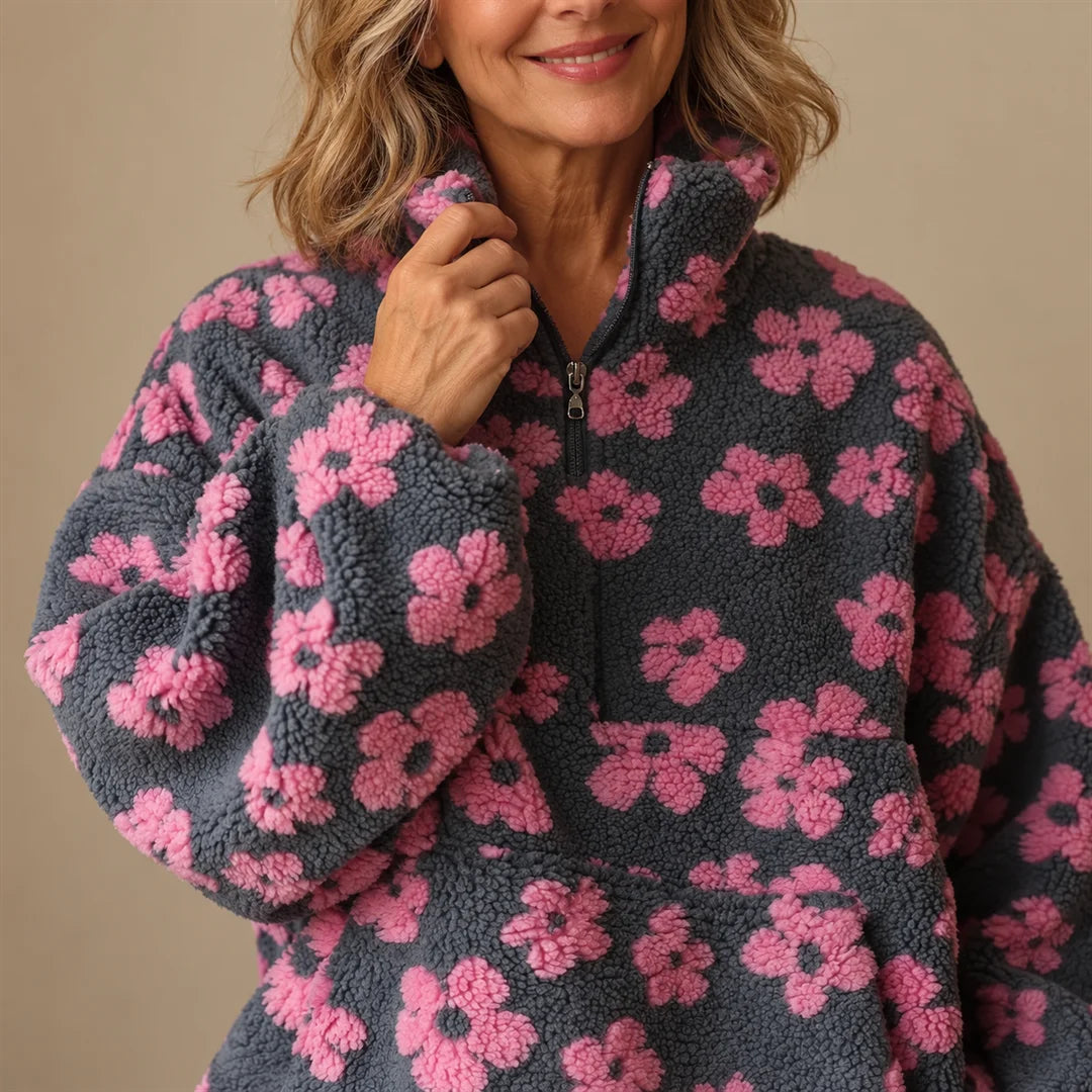 Maisy Floral Sherpa Sweater