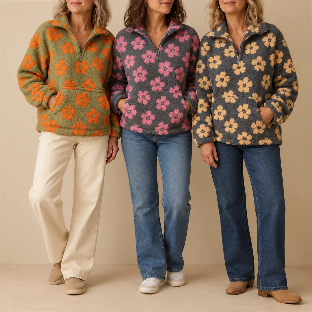 Maisy Floral Sherpa Sweater