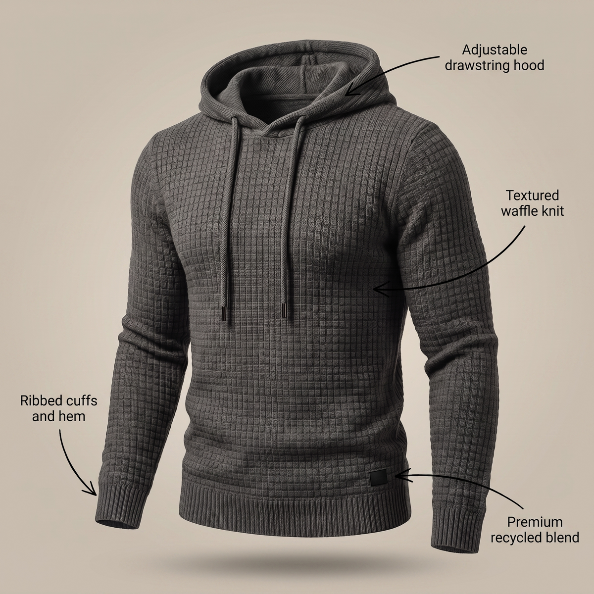 Marceau | Knit Hoodie