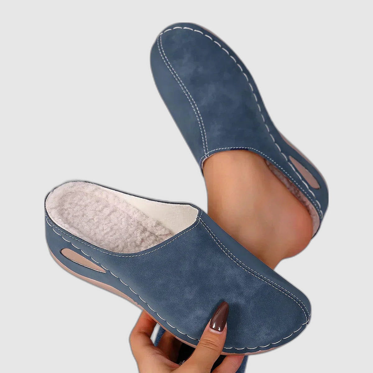 Mare | Cushioned Closed-Toe Comfort Slippers