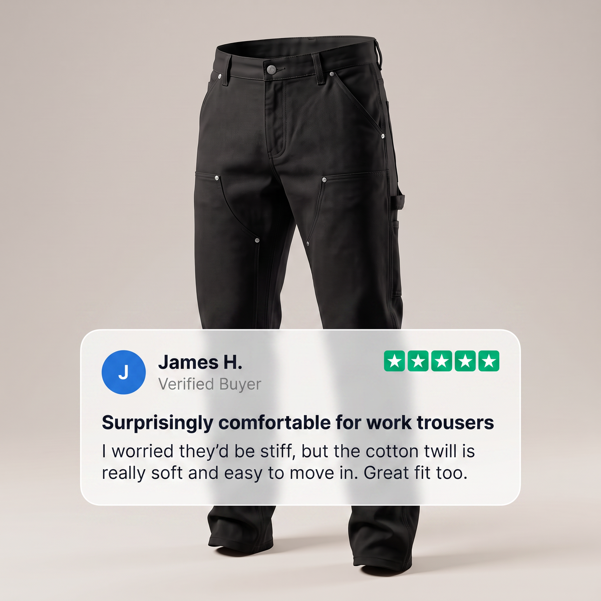 Rugged | Workwear Straight-leg Utility Pants
