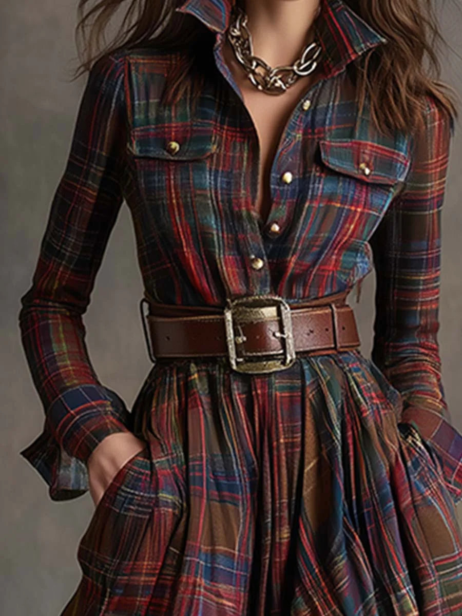 Mireline | Classic Button-Up Shirt Dress