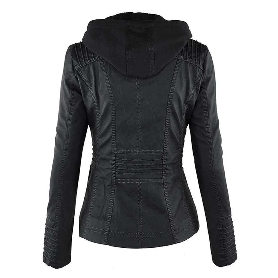 Monica | Robust and Elegant Leather Jacket