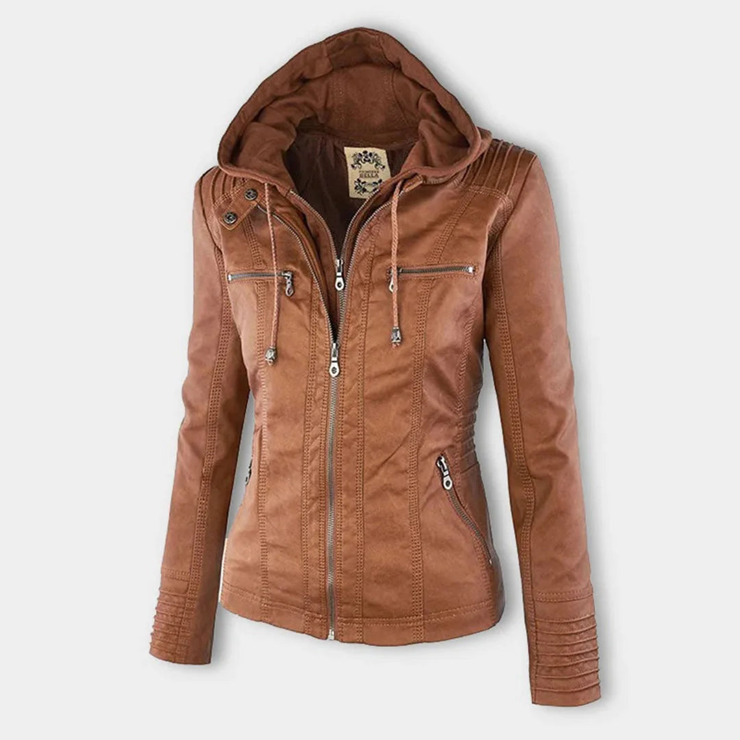 Monica | Robust and Elegant Leather Jacket