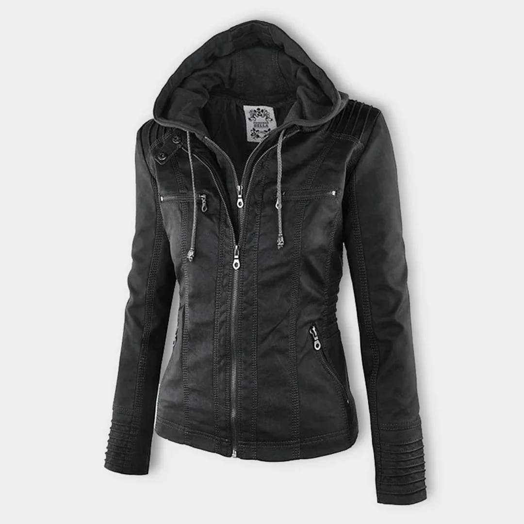 Monica | Robust and Elegant Leather Jacket