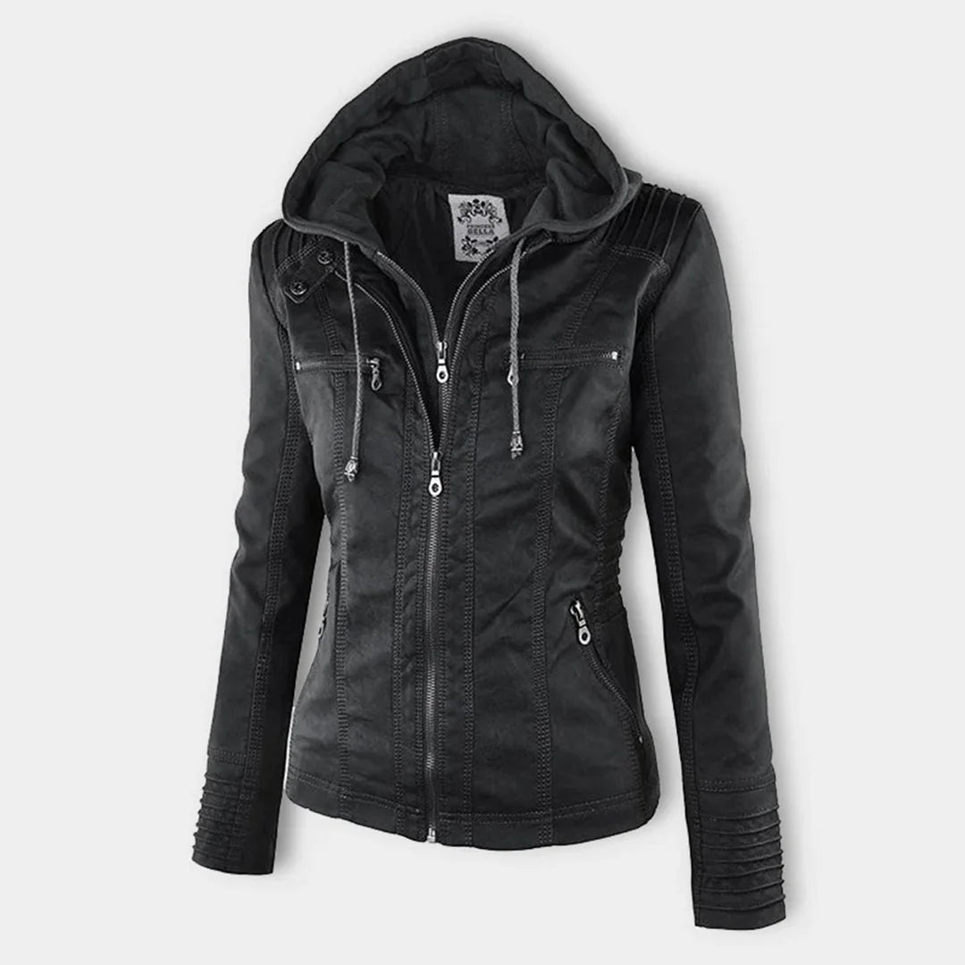 Monica | Robust and Elegant Leather Jacket