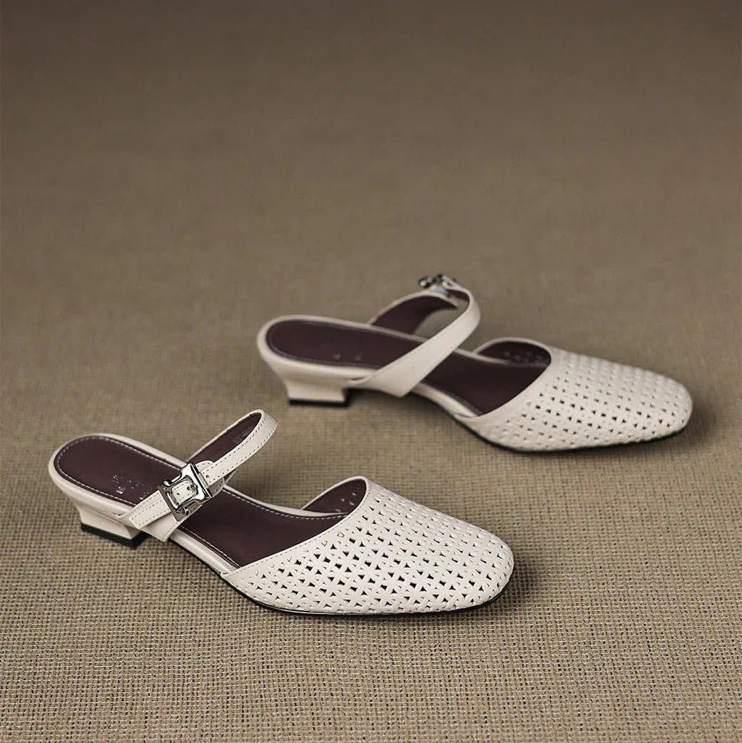 Nilda | Genuine Leather Mules
