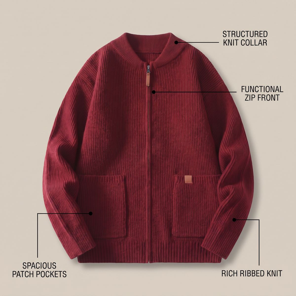 Nova | Rib Knit Jacket