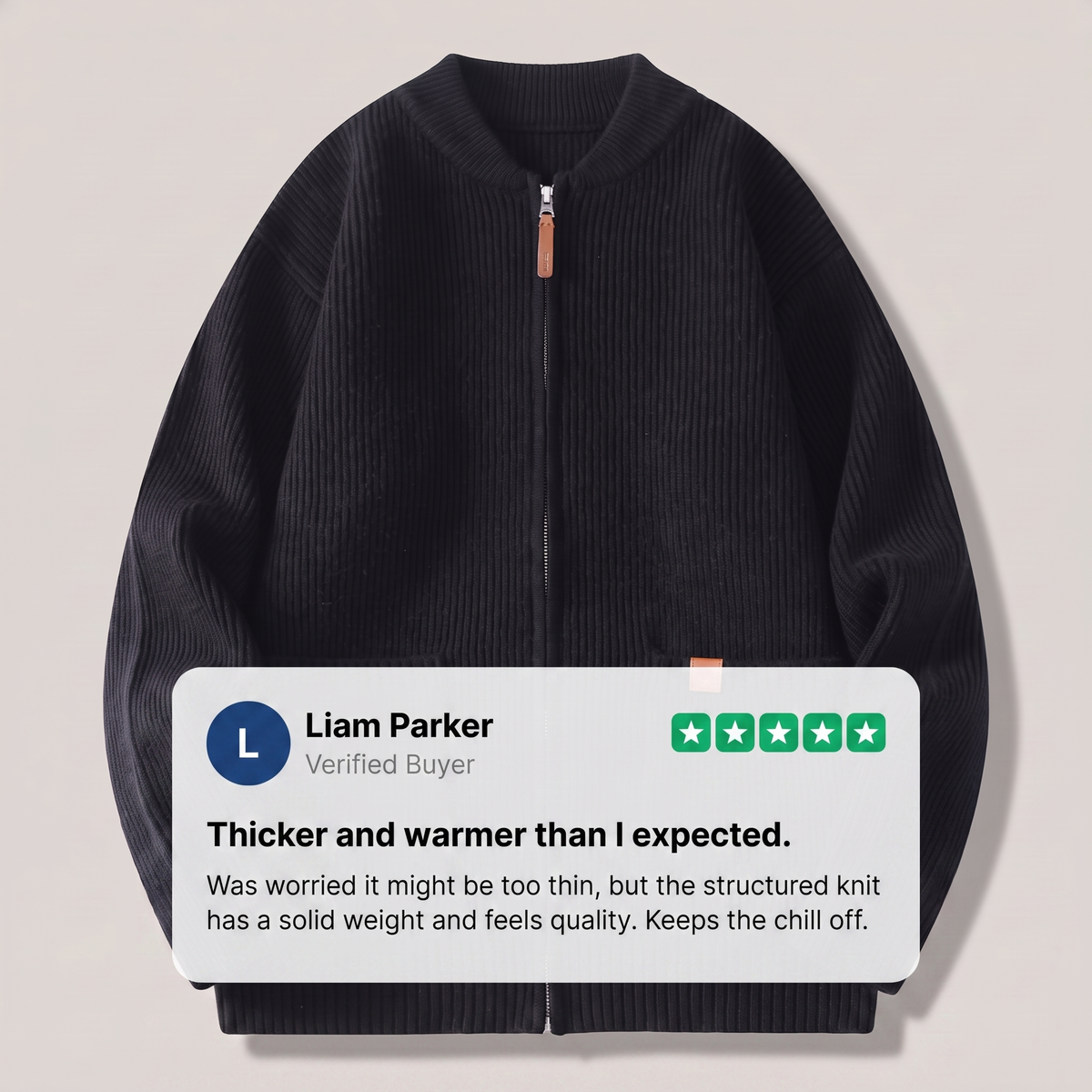 Nova | Rib Knit Jacket