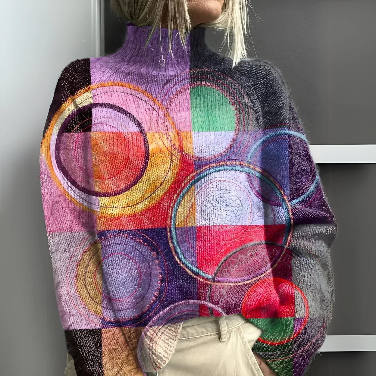 Marisol Knit Turtleneck Sweater - Nora & Rose Maine