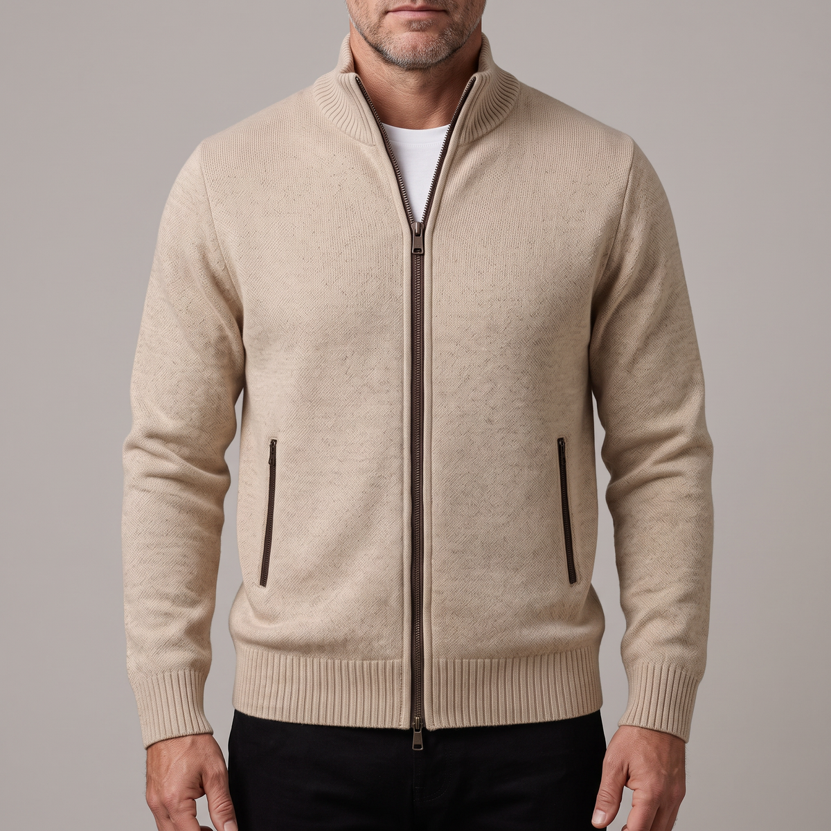 Ravino | Zip-up Cardigan