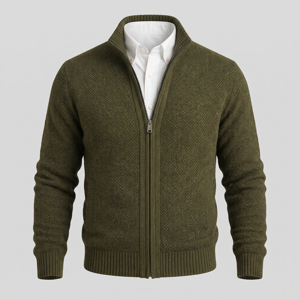Ravino | Zip-up Cardigan