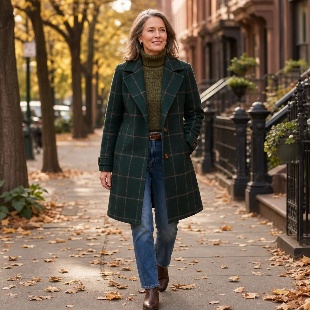 Rowena | Plaid Oversized Coat