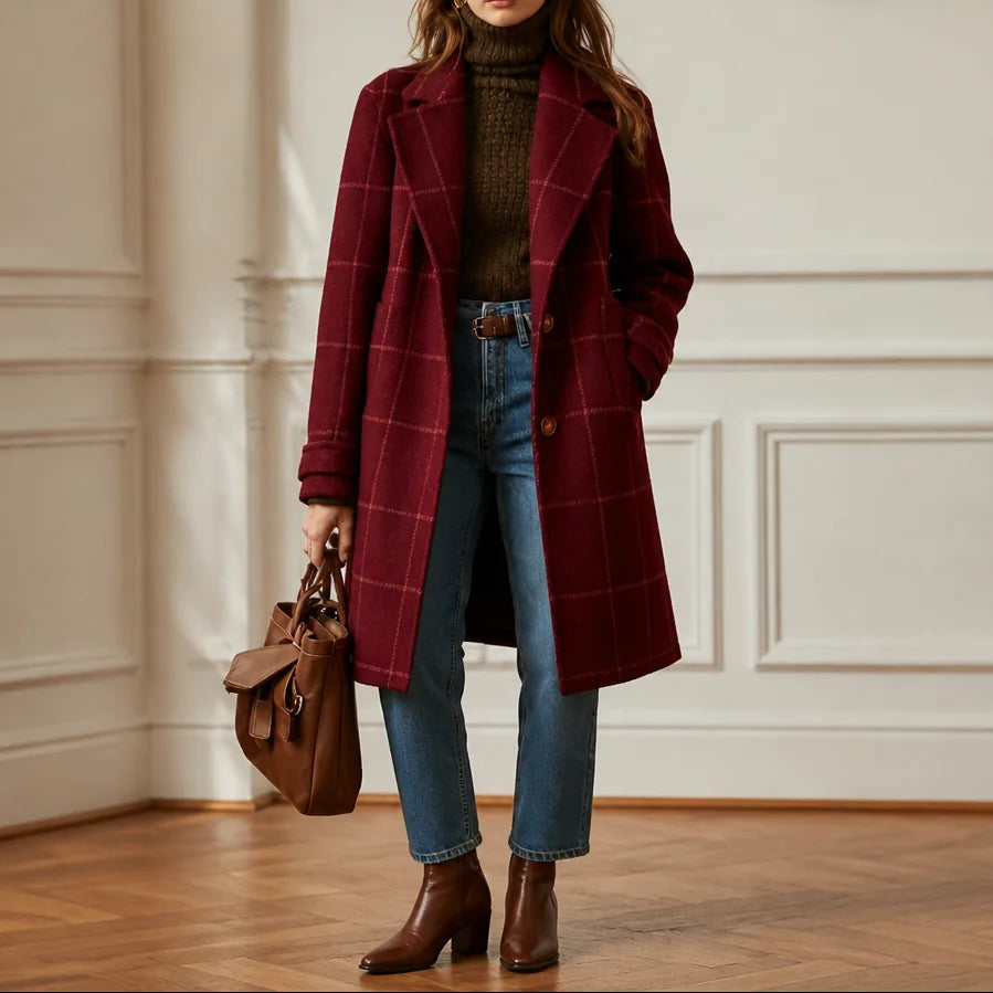 Burgundy Plaid