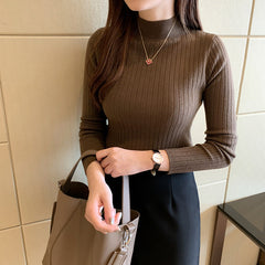 Zayenna Slim Fit Half Turtleneck Knit Top - Nora & Rose Maine, view 4
