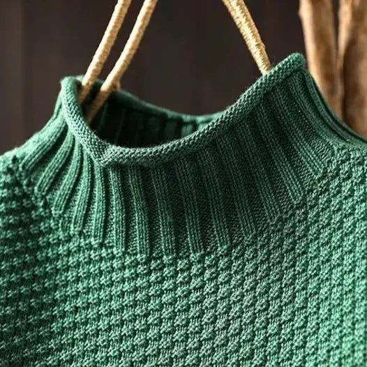Ruth | Mock Neck Knit Sweater
