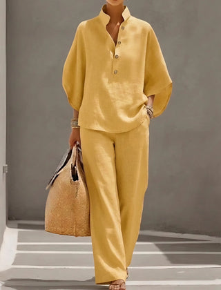 Elena – Lightweight Woven Two-Piece Set - Nora & Rose Maine, view 8