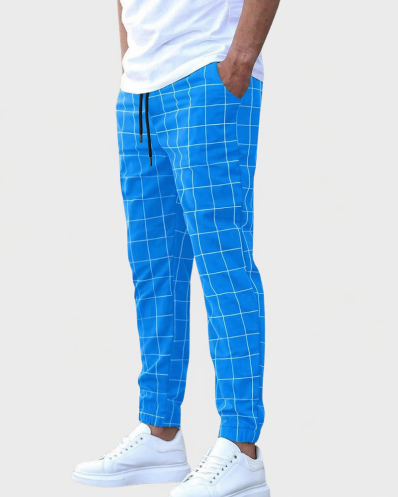 Adrien | Fashion Grid Sweatpants