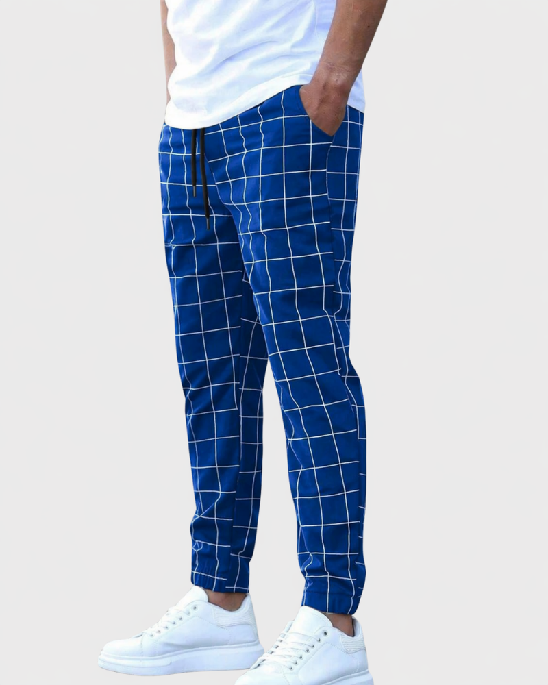 Adrien | Fashion Grid Sweatpants
