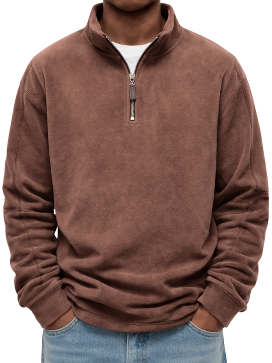 Vhon | Retro Quarter Zip Shirt