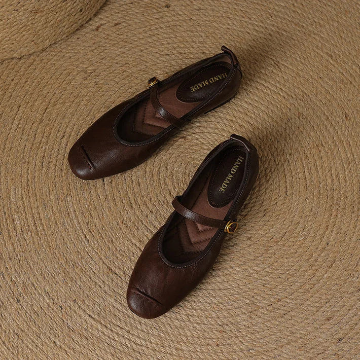Wani | Leather Flats