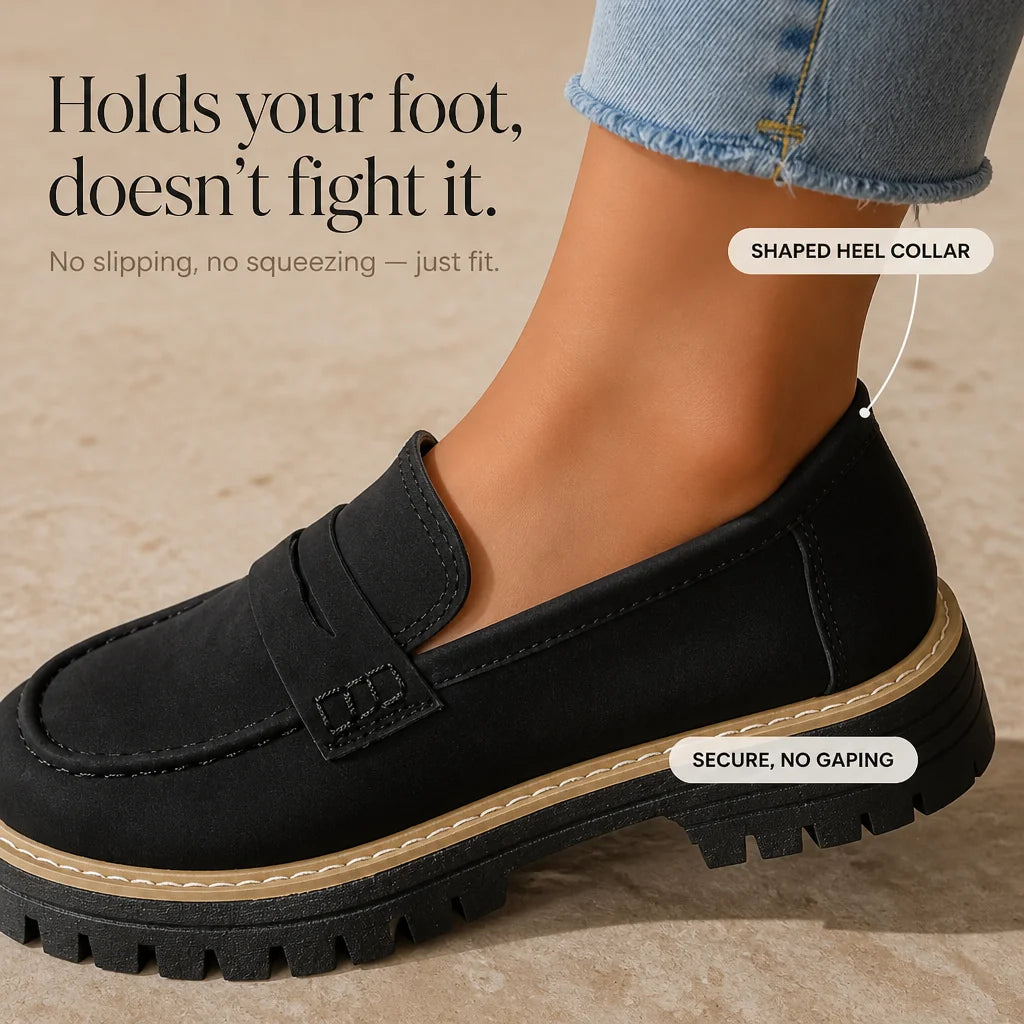 Wearbella | Suede-Look Comfort Loafers