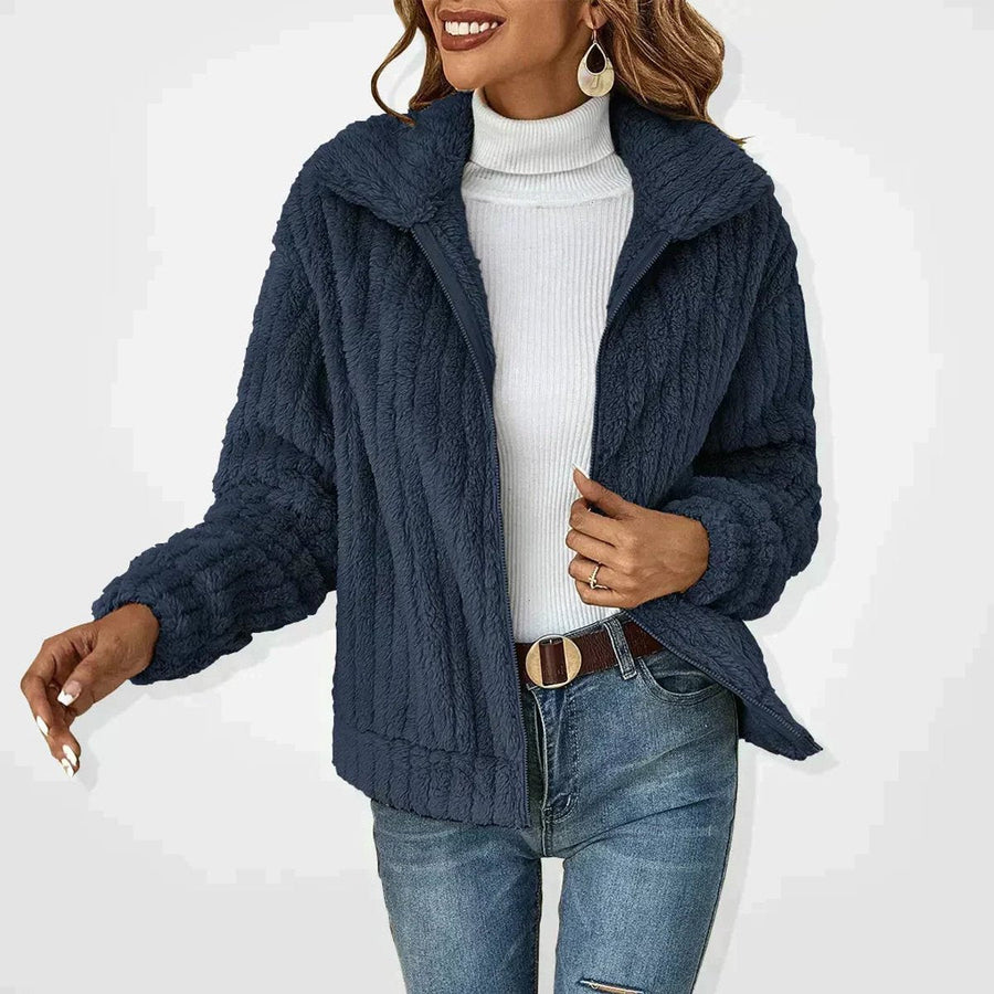 Roberta Cozy Zip-Up Jacket - Nora & Rose Maine, view 2