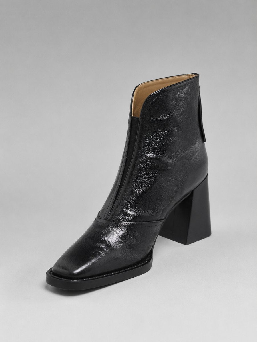 Grace Women's Square-Toe Block-Heel Soft-Touch Ankle Boots - Nora & Rose Maine