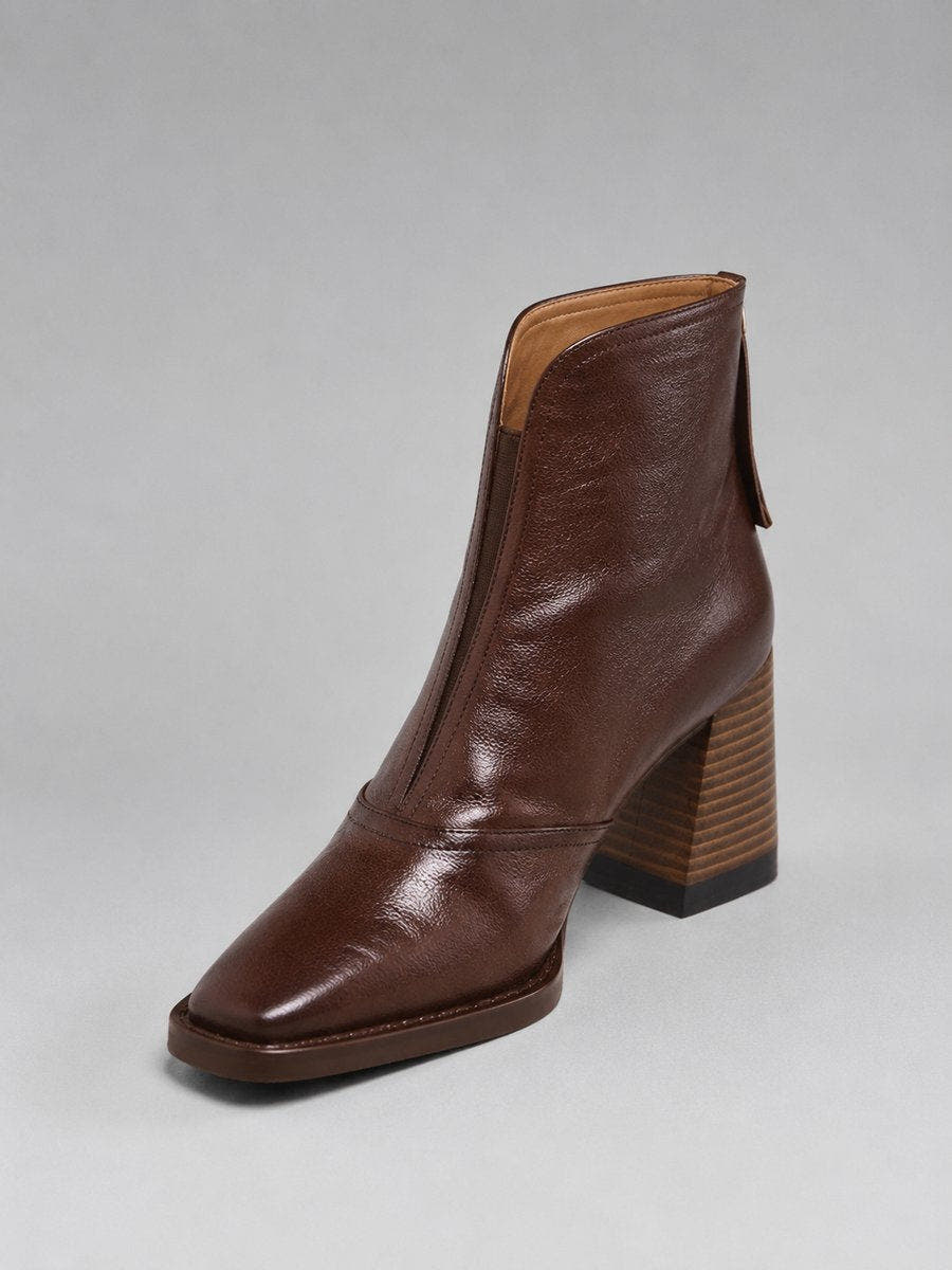 Grace Women's Square-Toe Block-Heel Soft-Touch Ankle Boots - Nora & Rose Maine, view 2