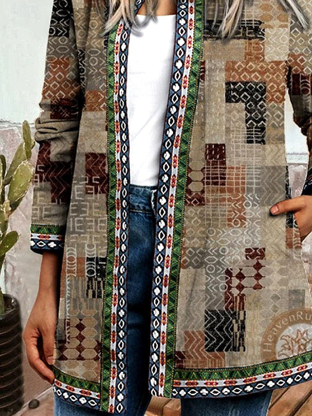 Rosemary Floral Patchwork Quilted Jacket - Nora & Rose Maine, view 4